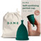 DAME Period Cup | No Boiling Required | Leak-Free Period Products | Hygienic, Comfortable, Self-Sanitising, Reusable, Menstrual Cup for Women | Up to 12 Hours of Protection, Eco-Friendly | Medium