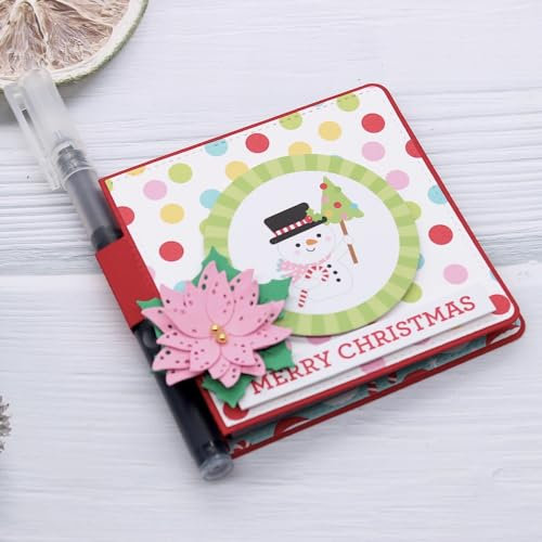KSCRAFT Notizblock und Stifthalter Metall Stanzformen Schablonen für DIY Scrapbooking Dekorative Prägung DIY Papier Karte