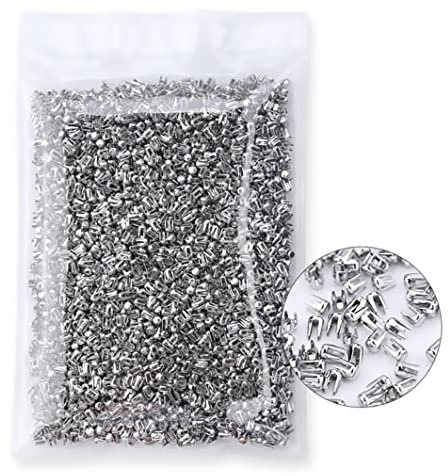 Porgeel Perleneinstellungsmaschine vier Klauennagel Perlen Nietstöcke Metall für DIY -Kleidung Kleidungsstoffe Maschine Zubehör 10000pcs