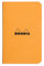 RHODIA 119158Cpack - Un lot de 20 Carnets Piqués Orange - 7,5 x12 cm - Petits Carreaux - 48 pages - Papier Clairefontaine Blanc 80 g/m² - Couverture en Carte Enduite Souple, Résistante et Imperméable