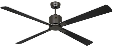 CasaFan ECO NEO III 152 WiFi Deckenventilator, Energiesparender & leiser Ventilator mit hochwertigen Holzflügeln, 6 Geschwindigkeiten mit Fernbedienung, für Räume bis 35 qm & Schrägen bis 23°