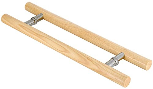Türgriff Moderner Türgriff aus Metall, moderner Push-Pull-Türgriff, moderner doppelseitiger Schiebetürgriff, Massivholz, geeignet für Holztüren und Glastüren