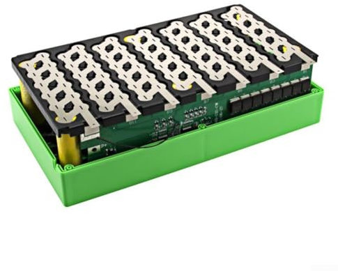 ZAMETTER Electric Bike Battery Box,Bracket Battery Box 48V12AH Lithium Battery Cell Plastic Shell For E-scooter Or Electric Bike Battery(without PCB board (black))