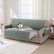 BellaHills Wasserdicht Sofabezug Übergröße 3 Sitzer (51x198cm), Sofa Auflage Pets Couch Überzug Anti-rutsch Sofa Überzug mit Gummiband, Lilienkissen