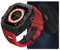 AXPTI Adecuado para Apple Ultra 8 de 49 mm, kit de modificación de fibra de carbono, correa de fluoroelastómero, para iWatch S8/7/6 de 45 y 44 mm Series Watch Strap de repuesto, 49mm, Ágata