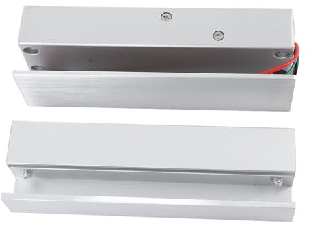 Elektrisches Magnet -Türschloss, 12 -V -NC -Modus Access Control Schloss für Metall-, Brandschutz-, Holz- und Glastüren, Rahmenlose Elektronische Tropfenriegel Links Offene