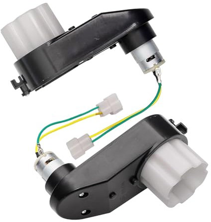 Giwnhvx 2 Stück 12 V RS390 16000 Min Kinder-Getriebe mit Gleichstrommotor, 390-Motor mit Getriebe für Elektrisches Kinderauto