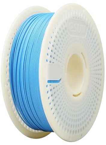 eSUN PLA Nachfüll-Filament und Spulen-Kit, Hellblau, 1KG | spulenloses PLA 1.75mm und abnehmbarer eSpool+, 1KG Spule (2.2 LBS) Speedy Filament für 3D-Drucker