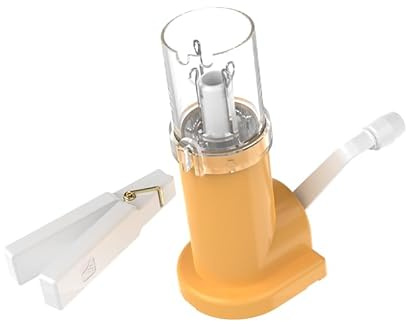 BEN YEDD 2025 Neue i Cord Strickmaschine Seil Strickmühle Mid End Flechtmaschine Deckenstil Doppelführung Mundrille Verbessertes Weben Artefakt Garn Seil DIY Werkzeug (Orange und Weiß)