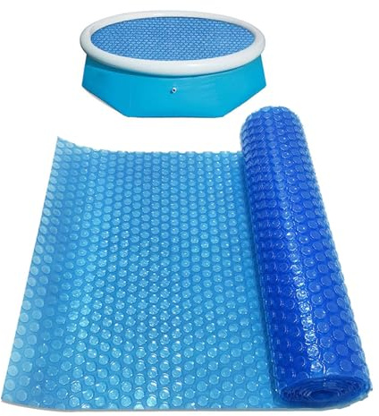 Solar Cover for the Pool on Site - Durable Floating Heat Container Blanket | Rectangle Pool Solar Blanket for Outdoor Use | Pool Heating Cover for 16 x 32, 18 x 36, 20 x 40, 24 Feet Round