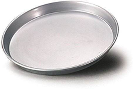 FASA Tortiera Bassa Alluminio Puro Altezza 3cm Stampo per crostata Uso Professionale (26cm)