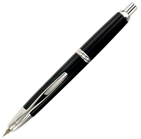 Pilot Capless Fountain Pen Extra-Fine Nib Glossy Black