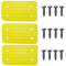 Unhinged Solutions Unbreakable Cooler Hinges - Set of 3 Repurposed Fire Hose Replacement Hinges for Igloo Coolers - Durable, Impact-Resistant, Easy to Install, includes 12 Screws - Made in The USA