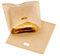 DOCA Toaster-Beutel – 6er-Pack, antihaftbeschichtet, wiederverwendbar, hitzebeständig – Taschen für Sandwich-Pizzabrot in Mikrowelle, Toaster, Ofen, Grill
