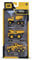 CatToysOfficial - Lot de 3 Véhicules de Construction en Métal Moulé sous Pression - Véhicules de Construction CAT - Jouet Enfant Bétonnière, Camion à Benne Basculante, Niveleuse - 3 ans et plus.