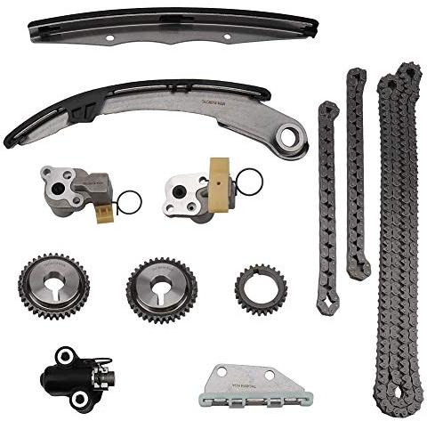 MAYASAF Kit de chaîne de distribution moteur pour Nissan 2005-15 Xterra/2005-15 Frontier/2005-12 Pathfinder, 2012-15 NV1500/NV2500/NV3500, Suzuki Equator 2009-12, moteur V6 4,0 L uniquement
