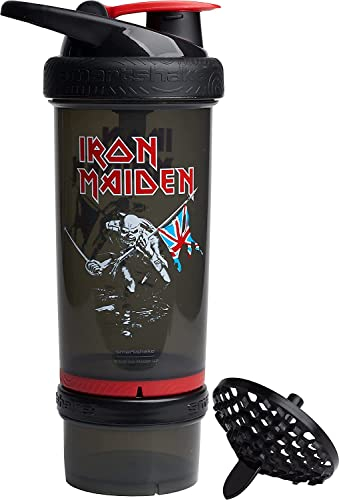 Smartshake Revive Protein Shaker Bottle, Leakproof & Durable Shaker for Protein Shakes, Fitness Workout Supplements Storage Box for Sport & Gym, BPA & DEHP Free - 750 ml, Maiden Shaker
