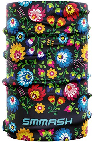 SMMASH Schlauchschal Loop Schal Damen Herren Multifunktionstuch Halstuch Universell Elastisch Gesichtsmaske Halswärmer Mundschutz