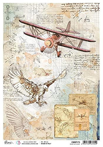 Ciao Bella Rice Paper, Flight Travel, Signs of time, OSFA