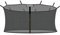 Baunsal® Trampolin Sicherheitsnetz Ø 396 cm (JS-IN) für 10 Netzstangen Netzhöhe 180 cm Ersatzteile Trampolin Netz Trampolin Schutznetz Sicherheitsnetz Kinder Trampolin Ersatznetz Trampolin Outdoor