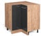 Vicco Eckunterschrank R-Line, Anthrazit Hochglanz/Goldkraft Eiche, 75.6 cm ohne Arbeitsplatte