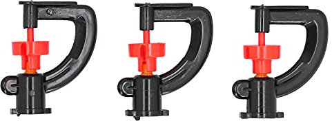 OUKENS Rotierende Düse, 30 Stück ABS Typ G Rotierende Sprühdüse Upside Down Hanging Sprinkler Atomizing Nozzle Micro Sprinkler for Garden Greenhouse
