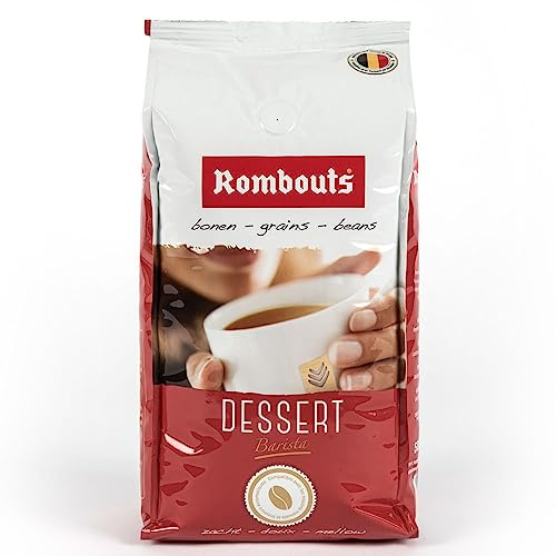 Rombouts original coffee beans collection to satisfy every need and any cup of coffee 500 gr, unique and ballanced (Dessert beans)