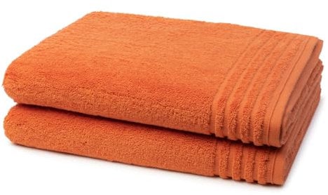 Vossen - 2 teiliges Frottier-Set - Vienna Style Supersoft (2 X Duschtuch im Set) - 620 g/m2 - Baumwolle - Frottee - saugstark - weich und flauschig - Fiesta