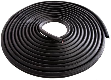 Negro Goma Burlete Puerta Tiras Sellado Ventana Aislante Frio para Marcos de Puertas Entrada Casa,Puerta Corredera Madera Aluminio, Puerta Coche Marcos Caucho Insonoriza Y Del FríO(0.1 * 0.06 * 6M)