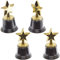 Baker Ross FN149 Trofei stella - Confezione da 4, Trofeo per cerimonie sportive, premi per cerimonie, trofei per bambini