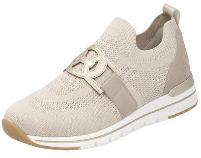 Remonte Slipper Knit Cotton Metallic beige