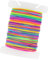 Gummiband für Armbänder, Gummischnur 1 mm x 20 m, Gummikordel, Perlenschnur Elastische Faden für DIY Handwerk Schmuckherstellung Halsketten (Regenbogen)