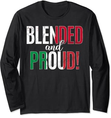 Nazionalità Blended And Proud Mezzo Maltese Metà Italiana Maglia a Manica