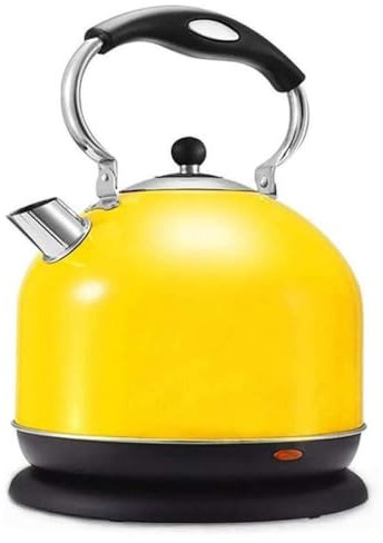3 Litre Electric Kettle - High Capacity & Quick Boiling - 2000W - Automatic Switch Off - Indicator Light - Perfect For Tea & Coffee(Yellow)
