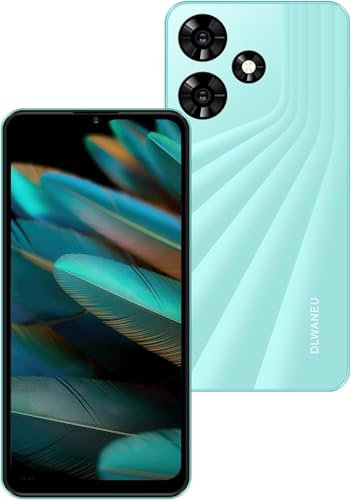 Téléphone Portable Débloqué 4G, 4Go+64Go Android 12 Waterdrop 6,56 , 8MP+18MP, 5435mAh ,Chargement Rapide Smartphone Pas Cher , 3 Slot-Dual SIM Telephone Portable Pas Cher WiFi/GPS/OTG/Type C (Vert)