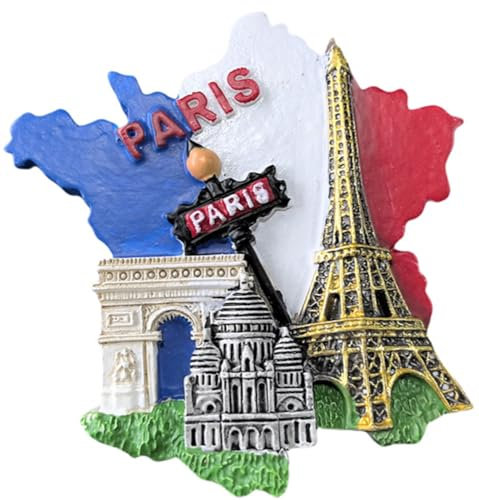 Paris Frankreich Reise-Souvenirs 3D-Kühlschrankmagnet Kühlschrank-Dekorationsmagnet