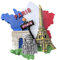 Paris Frankreich Reise-Souvenirs 3D-Kühlschrankmagnet Kühlschrank-Dekorationsmagnet
