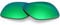 BlazerBuck Polarisierte Ersatzgläser für Oakley Crosslink Pitch OX8037 Brillen gegen Salz, Smaragdgrün, polarisiert, 0