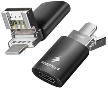 Yiokii 3 In 1 Adapter To USB C OTG Type C Female To USB Micro Male Converter Adapter for iphone Sa J5S9 Fast Charging