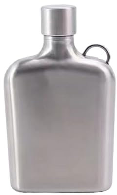 Botes cuadrados de acero inoxidable para vino, whisky, recipientes portátiles a prueba de fugas para viajes al aire libre, camping, vasos