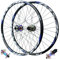LPYDWZ 26 Zoll Mountainbike Radsatz, Aluminiumlegierung 27,5 29 Zoll Downhill Rad Scheibenbremse Hinterrad 4 Abgedichtete Lager MTB Felge for 7-12 Speed(27.5 INCH)