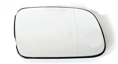 QFJFBGGH Atrás Espejo Cristal Espejo Retrovisor Calefactado De Gran Angular Coche para Peugeot 307 (2001-2008) 407 (2004-2009) Espejo Cristal Marcha Atrás(Derecha)
