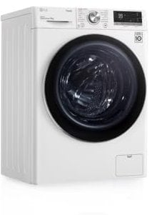 LG F4X7509TWS, Lavadora Inteligente 9 Kg, AI Direct Drive, 1400rpm, Clasificación A, TurboWash 360º, Vapor Steam, Autodosificación, Serie 750, Blanco