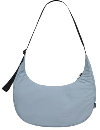 JOLLQUE Nylon Halbmond Crossbody Tasche, leichte Schultertaschen für Frauen Männer, große Casual Knödel Hobo Tasche mit verstellbarem Gurt Plus Größe freundlich