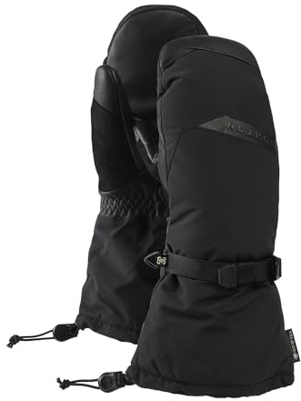 Burton Damen Deluxe Gore‑TEX Fäustlinge, True Black, Größe L