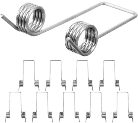 VALICLUD Trash can Torsional Springs Bin Lid Spring Replacement Metal Torsion Spring Parts for Garbage can Lid Storage Bucket Torsional Springs Easy Install Replacement for Flip-Top Bin Repairs