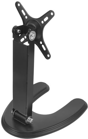 SHINEOFI Universal Tv Stand Base 14-27 Inch Lcd Tv Holder with Plastic Panel for Desktop Use Compatible with Flat Screen Displays