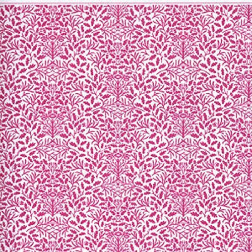 Melody Jane Dolls House Plumb on White Acorns Wallpaper William Morris Design