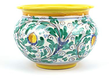 CEAR ceramiche - Porta vaso in ceramica di Caltagirone fatto a mano