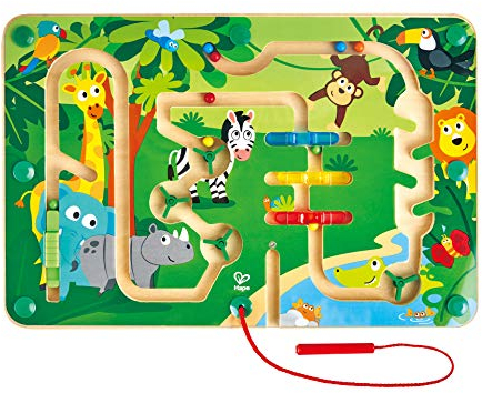 Hape Dschungel-Labyrinth mit vielen Funktionen aus Holz